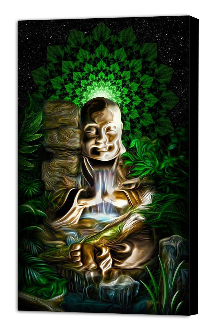 Buddha art on canvas